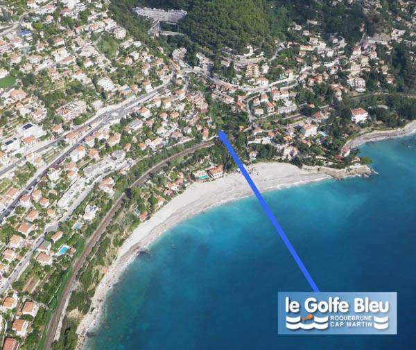 Residence "Le Golfe Bleu" Roquebrune-Cap-Martin Bagian luar foto