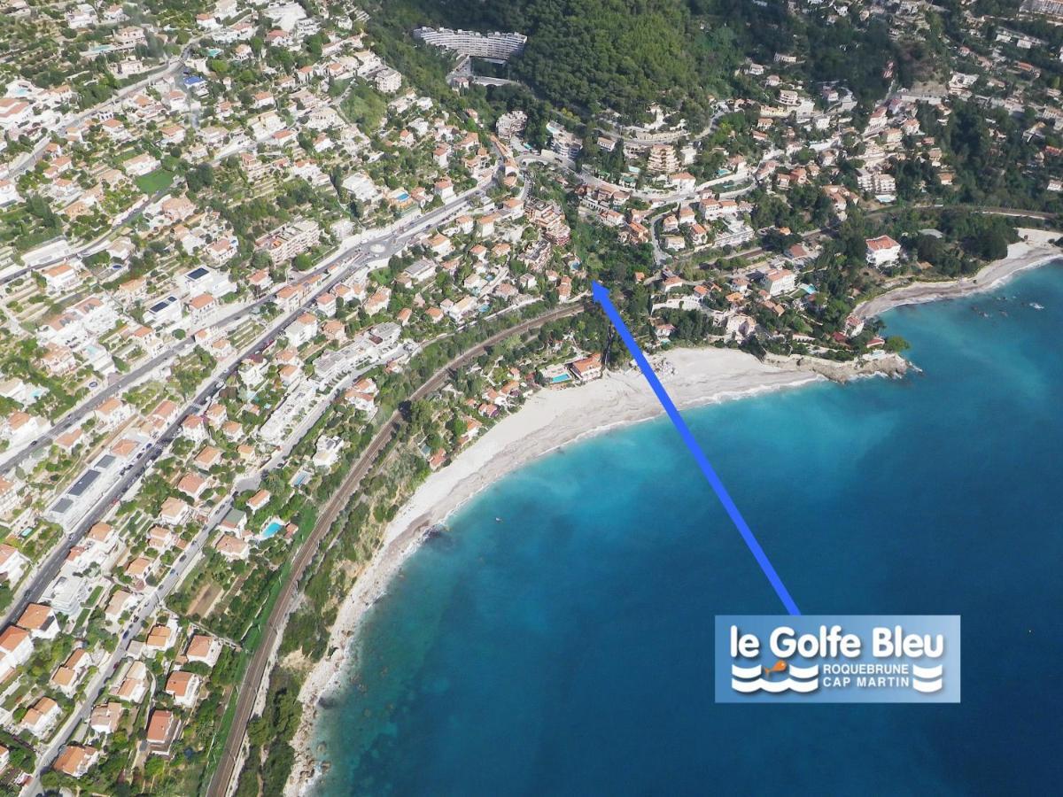 Residence "Le Golfe Bleu" Roquebrune-Cap-Martin Bagian luar foto